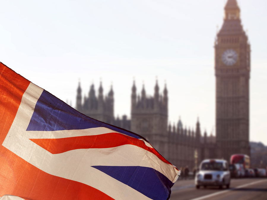 Der Union Jack weht vor Big Ben in London. Datenschutz nach dem Brexit ist ein wichtiges Thema.